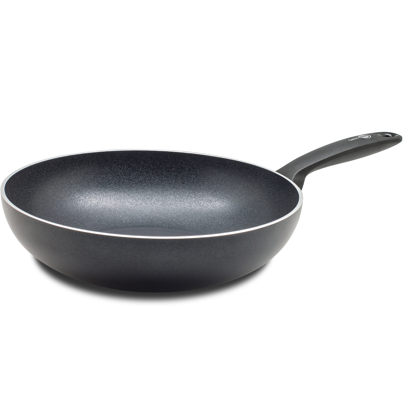 GreenPan Andorra Wok 28cm zwart zijaanzicht