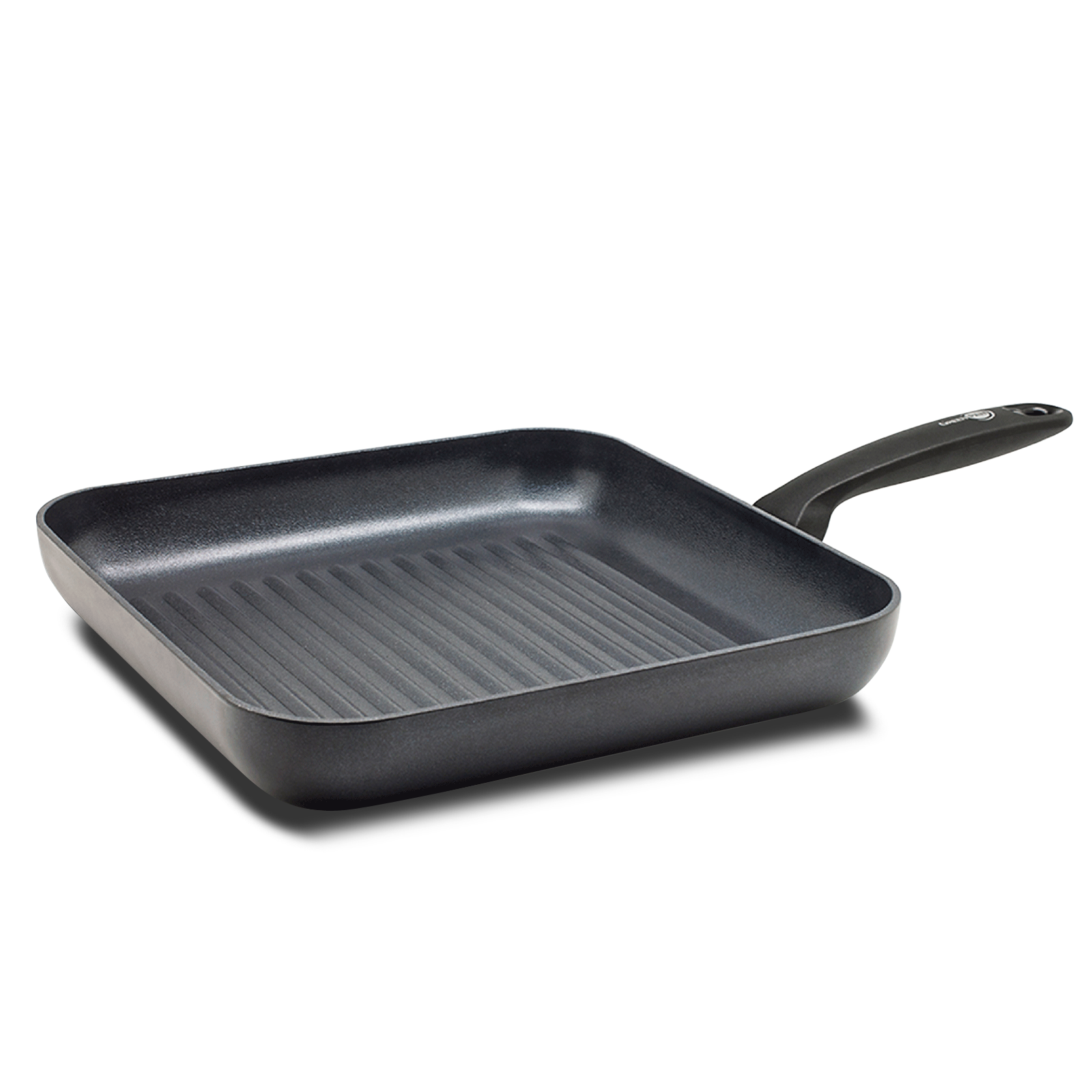 GreenPan Andorra vierkante Grillpan 28cm zwart Andorra zijaanzicht