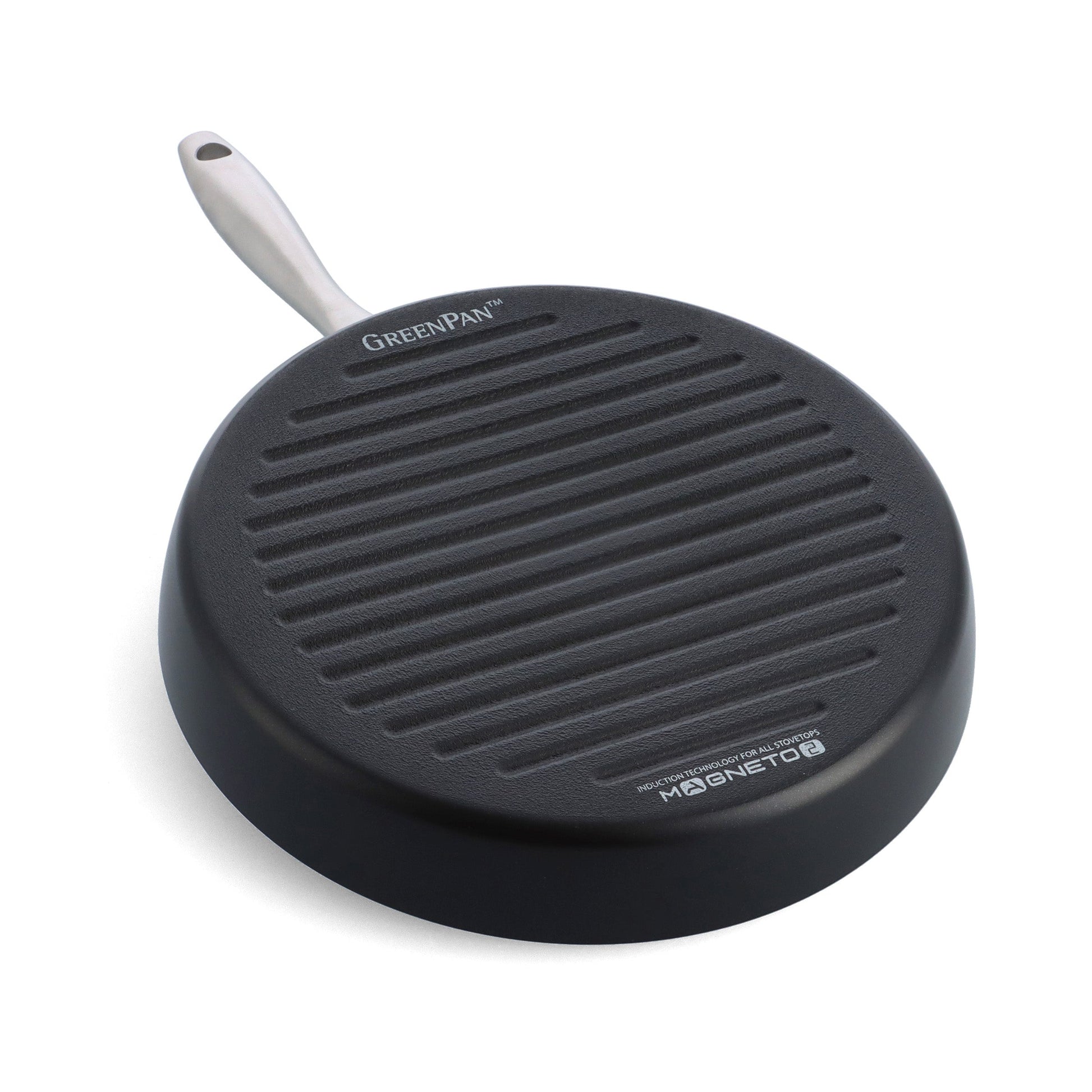 Lima Midnight ronde Grillpan 28cm zwart onderaanzicht