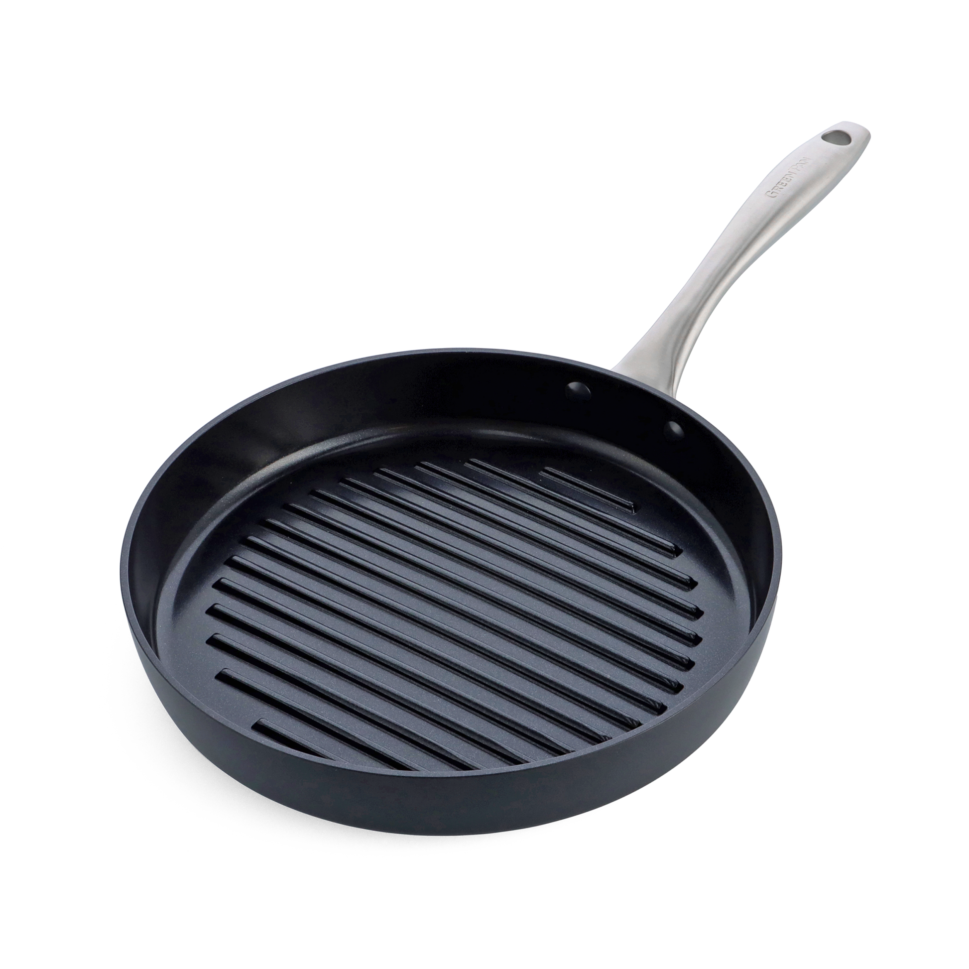 Lima Midnight ronde Grillpan 28cm zwart