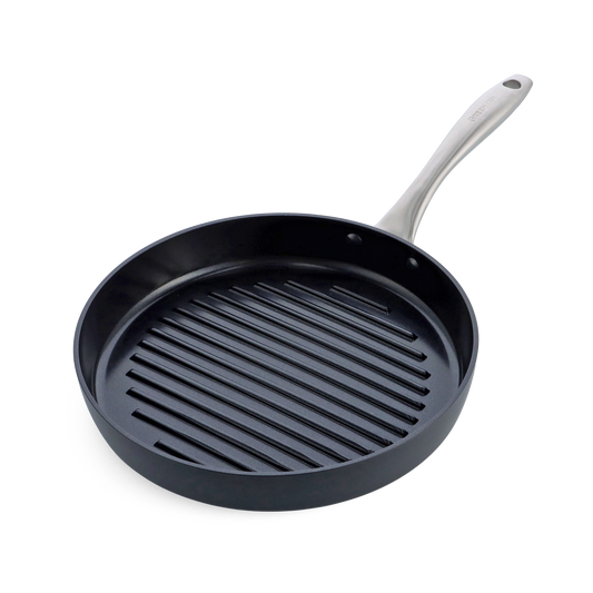 Lima Midnight ronde Grillpan 28cm zwart